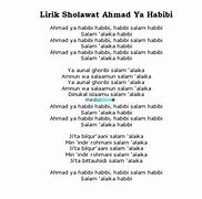 Habibi Ya Rasulullah Tamer Hosny Lirik